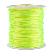 Nylon Thread, Green Yellow, 1.0mm, about 76.55 yards(70m)/roll(NWIR-R025-1.0mm-F228)