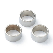 201 Stainless Steel Spacer Beads, Tube, Stainless Steel Color, 12x6mm, Hole: 10mm(STAS-B006-16P-D)