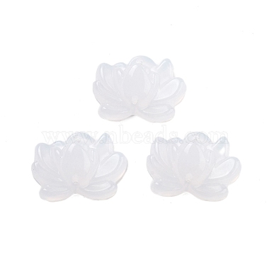 White Flower Acrylic Beads