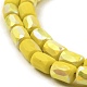 Frosted Imitation Jade Glass Beads Strands(GLAA-P058-07B)-4
