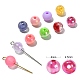 200Pcs 10 Styles Opaque Acrylic Beads(MACR-CJ0001-46)-2