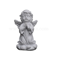 Resin Angels Statue, for Home Desktop Display Decorations, White, 50x90mm(DJEW-PW0012-028C)