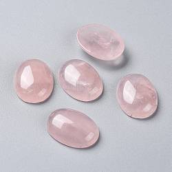 Natural Rose Quartz Cabochons, Oval, 24~25x17~18x6~7mm(G-L553-41)