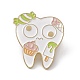 Pin de esmalte de dientes de dibujos animados(JEWB-A005-19-01)-1