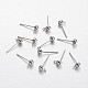 Brass Stud Earring Findings(KK-F371-34P-A)-2