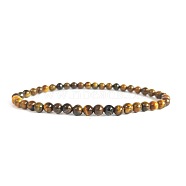 4MM Natural Tiger Eye Stretch Bracelets(RP2095-9)