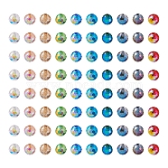 400pcs 10 Colors Glass Beads Strands, Faceted, Round, Mixed Color, 6mm, Hole: 1.2mm, 40pcs/color(GLAA-TA0001-21)