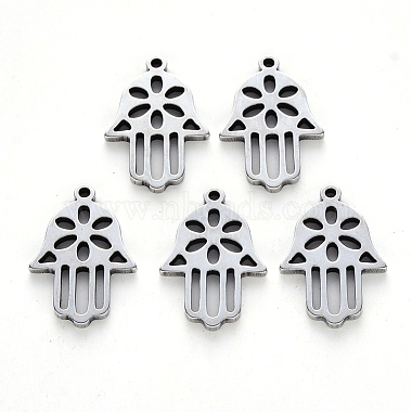 Stainless Steel Color Palm Stainless Steel Pendants