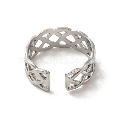 Anillos de acero inoxidable que no se deslustran 201(RJEW-H223-02P-11)-4