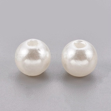 Perles d'imitation perles en plastique ABS(X-KY-G009-6mm-02)-2