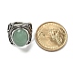 Natural Green Aventurine Adjustable Rings(RJEW-I108-02AS-08)-5