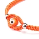 Lampwork Evil Eye Braided Bead Bracelet(BJEW-JB07857-01)-3