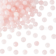 Natural Rose Quartz Beads Strands, Round, 6mm, Hole: 1mm, about 65pcs/strand, 15''(38.1cm)(G-OC0001-02-6mm)