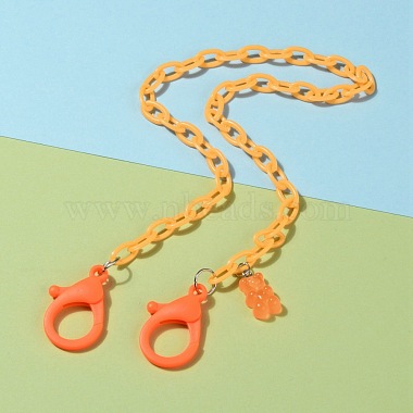 Персонализированные ожерелья-цепочки из абс-пластика(NJEW-JN03220-02)-4