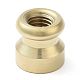 Christmas Golden Tone Round Wax Seal Brass Stamp Heads(AJEW-M040-01G-A)-3