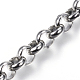3.28 Feet 304 Stainless Steel Rolo Chains(X-STAS-G097-02P)-1