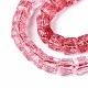 brins de perles de verre transparentes craquel&eacute;es(X1-GLAA-N062-6mm-09)-3