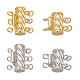 8 Sets 4 Styles Brass Box Clasps(KK-AR0002-89)-1