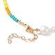 Emaille-Anhänger-Halskette mit Zitronenscheibe für Mädchen und Frauen(X1-NJEW-TA00013)-7