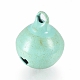 Baking Paint Iron Bell Pendants(IFIN-WH0052-03G)-2
