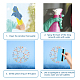 Waterproof PVC Colored Laser Stained Window Film Adhesive Stickers(DIY-WH0256-094)-3