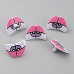 Plastic Doll Eyes, Safety Eyes, Arch, 15mm(DIY-WH0028-40A)