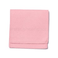 Microfiber Gift Packing Pouches, Jewlery Pouch, Pink, 15.5x8.3x0.1cm(ABAG-Z001-01E)
