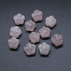 Natural Rose Quartz Beads, Flower, 12x12mm(PW-WG31872-01)