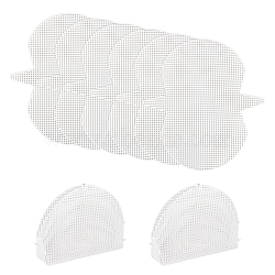Plastic Mesh Canvas Bag Sheets, for DIY Crafting Knitting Handbag Accessories, Shell Pattern, 26.5x24x0.1cm(DIY-WH0045-39D)