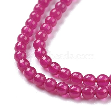 Natural Ruby/Red Corundum Beads Strands(G-D463-09A)-3
