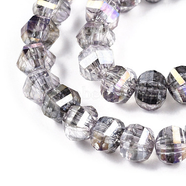 Transparent Electroplate Glass Beads Strands(EGLA-N006-078A)-3