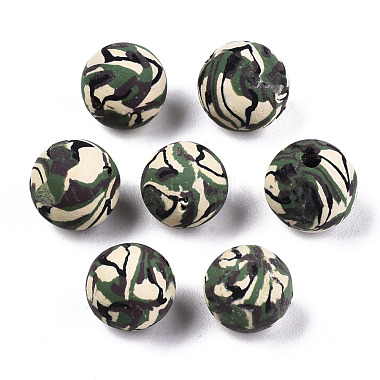 Handmade Polymer Clay Beads(X-CLAY-N009-001)-2