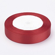 Valentine's Day Gifts Boxes Packages Single Face Satin Ribbon, Polyester Ribbon, Red, about 3/4 inch(20mm) wide, 25yards/roll(22.86m/roll), 250yards/group, 10rolls/group(RC20mmY026)