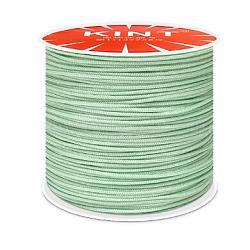 Nylon Thread Cord, For Jewelry Making, Dark Sea Green, 0.8mm, about 109.36 yards(100m)/roll(NWIR-E029-0.8mm-31)