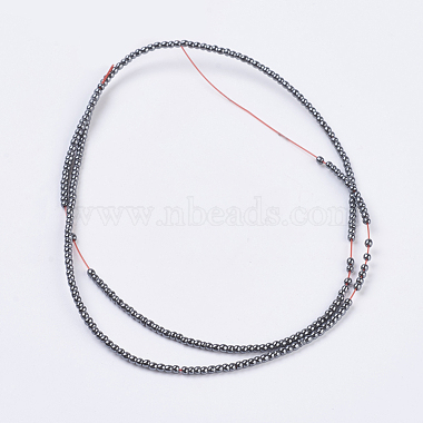Non-magnetic Synthetic Hematite Beads Strands(X-G-H1074-1)-2
