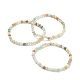 Natural Amazonite Beaded Stretch Bracelets(BJEW-D446-A-31)-1
