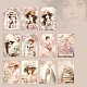 30Pcs 10 Styles Garden Girl Paper Sticker(PW-WG32245-01)-1