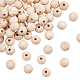 olycraft 50pcs numéro 0 à 9 perles européennes en bois naturel inachevé(WOOD-OC0001-70)-1