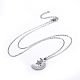 304 Stainless Steel Pendant Necklaces(NJEW-F264-15P)-1