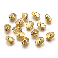 Tibetan Style Alloy Spacer Beads, Lead Free & Cadmium Free, Oval, Antique Golden, 6x5mm, Hole: 1mm(GLF10740Y-NF)