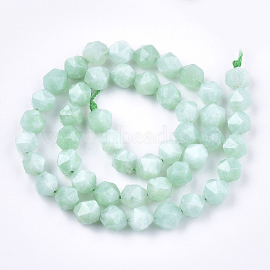 Natural Myanmar Jade/Burmese Jade Beads Strands(G-T108-27B)-2