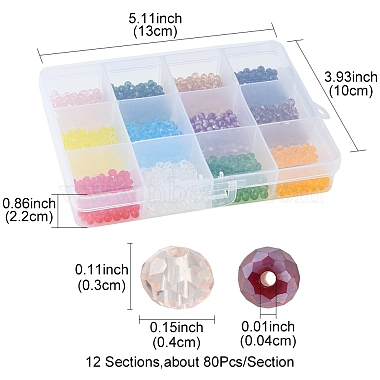 960Pcs 12 Colors Glass Beads(GLAA-YW0001-52)-4