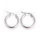 304 Stainless Steel Hoop Earrings(EJEW-P173-13P-01)-1
