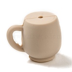 Silicone Focal Beads, Cup, Bisque, 20x25x18mm, Hole: 2mm(SIL-U0001-02B)