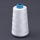 0.25mm White Cotton Thread & Cord(X-OCOR-WH0001-18)