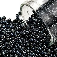 TOHO Round Seed Beads, Japanese Seed Beads, (88) Metallic Cosmos, 11/0, 2.2mm, Hole: 0.8mm, about 50000pcs/pound(SEED-TR11-0088)