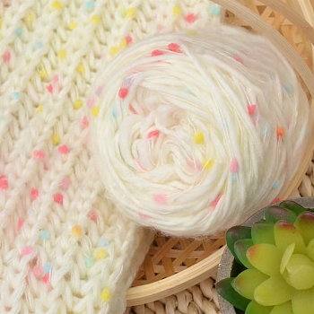 Polycotton Yarn, for Weaving, Knitting & Crochet, Colorful, 2.5mm