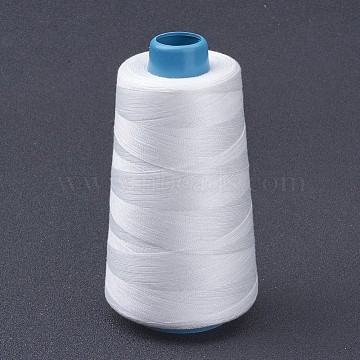 Cotton Thread, White, 0.28mm, about 1749.78 yards(1600m)/roll(X-OCOR-WH0001-18)