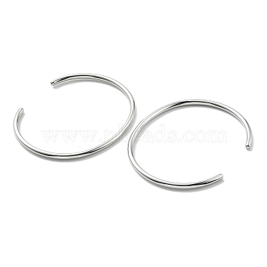 304 Stainless Steel Cuff Bangles for Women Men(STAS-B082-08P)-4