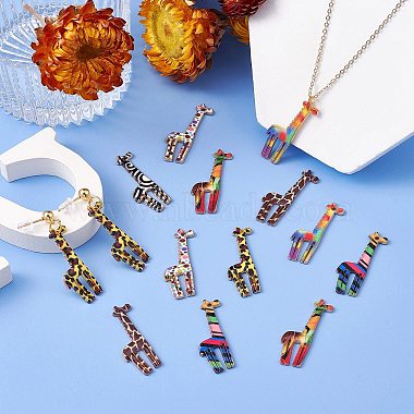 35Pcs 7 Colors Printed Alloy Pendants(PALLOY-SZ0001-33)-5